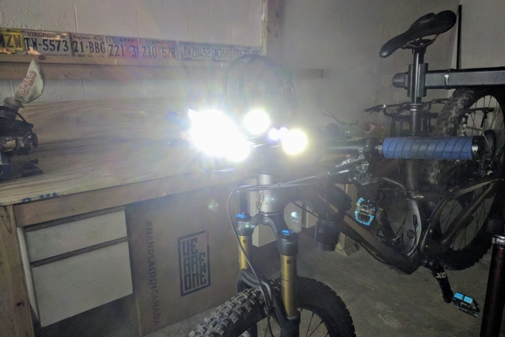 Gloworm lights mountain bike light shootout